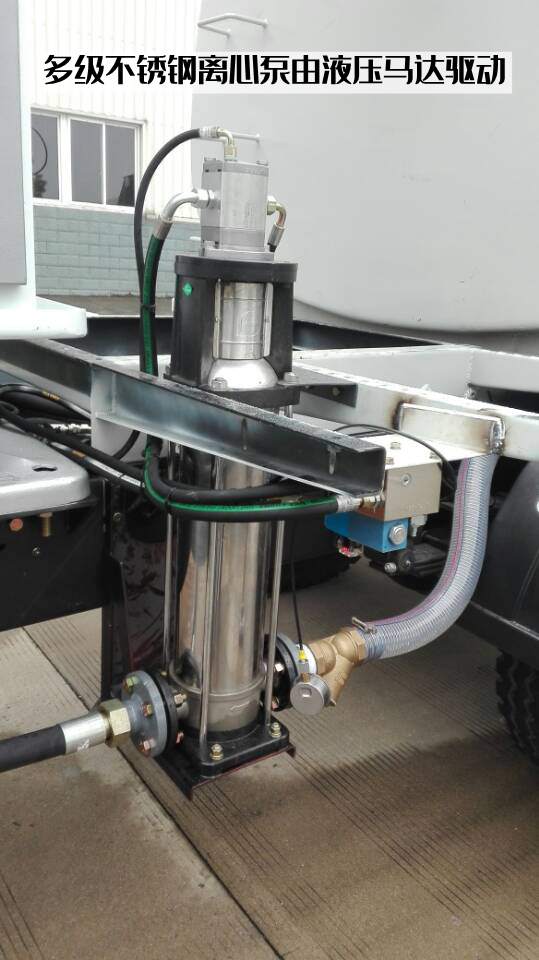 全液压喷雾机匹配的多级不锈钢离心水泵也有液压马达驱动