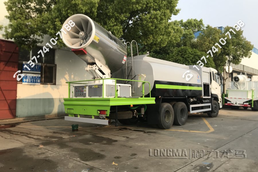 雾炮车洒水时发动机输出功率怎么变 小区消毒对车有腐蚀吗