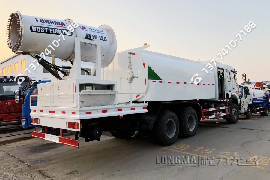 甘肃抑尘车 农村马路边雾炮车喷的啥水