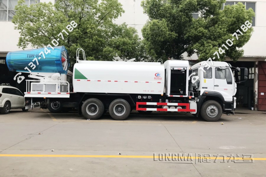 鹤山公园大型抑尘车视频 大型抑尘车喷雾机