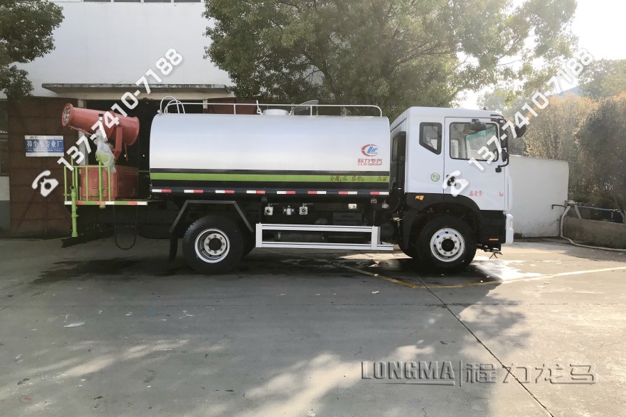 雾炮车喷洒高度 东风145双桥抑尘车