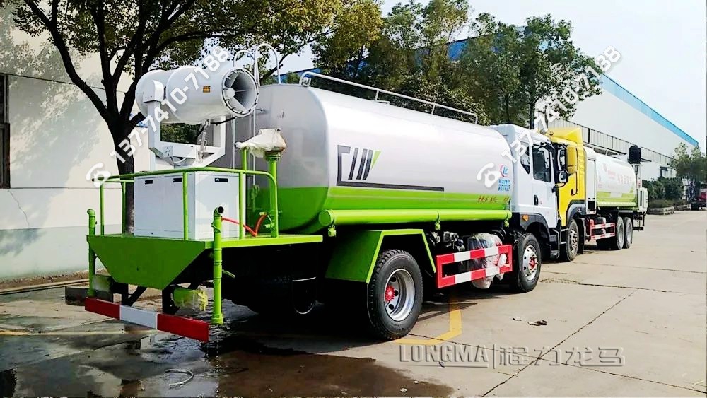 中鲁抑尘车 50米多功能抑尘车洒水车