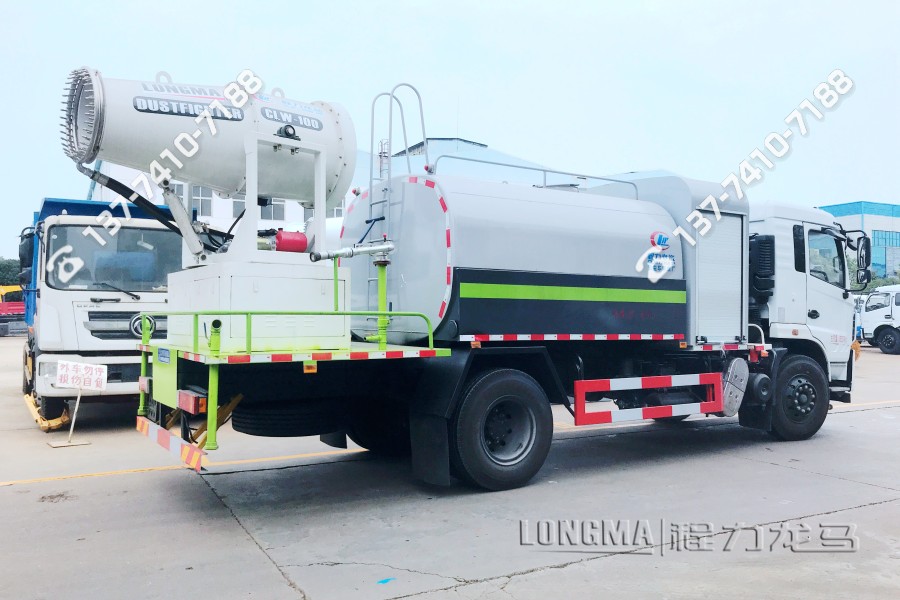 绿化喷水车 东风多利卡d6抑尘车