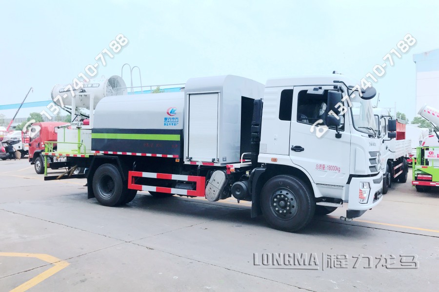 绿化喷水车 东风多利卡d6抑尘车